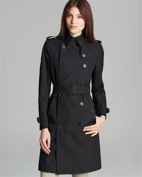 zwarte burberry trenchcoat|Burberry kensington trench coats.